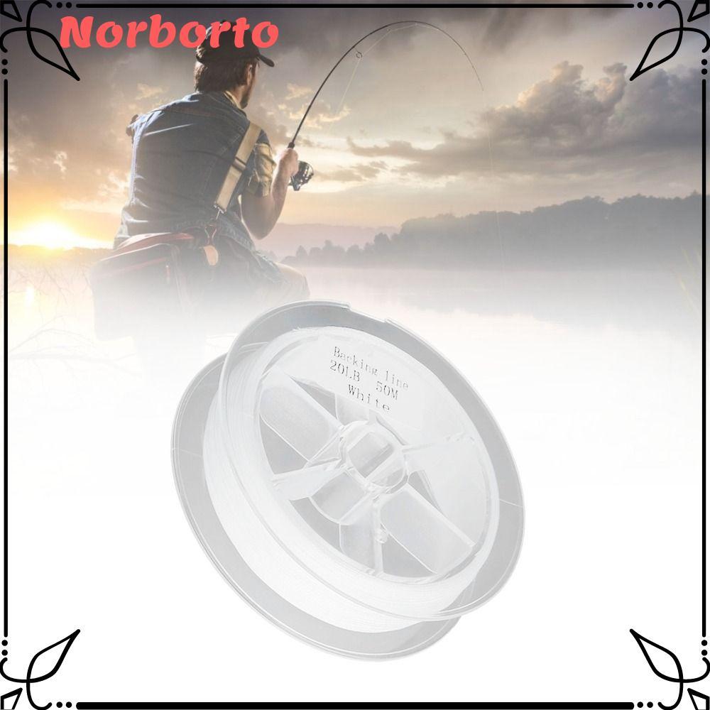 NORBORTO 2 Dây lót câu cá bay, 50m 20LB Fly Line Backing, Độ bền cao Fly Line Cup Filler cho Fly Ree