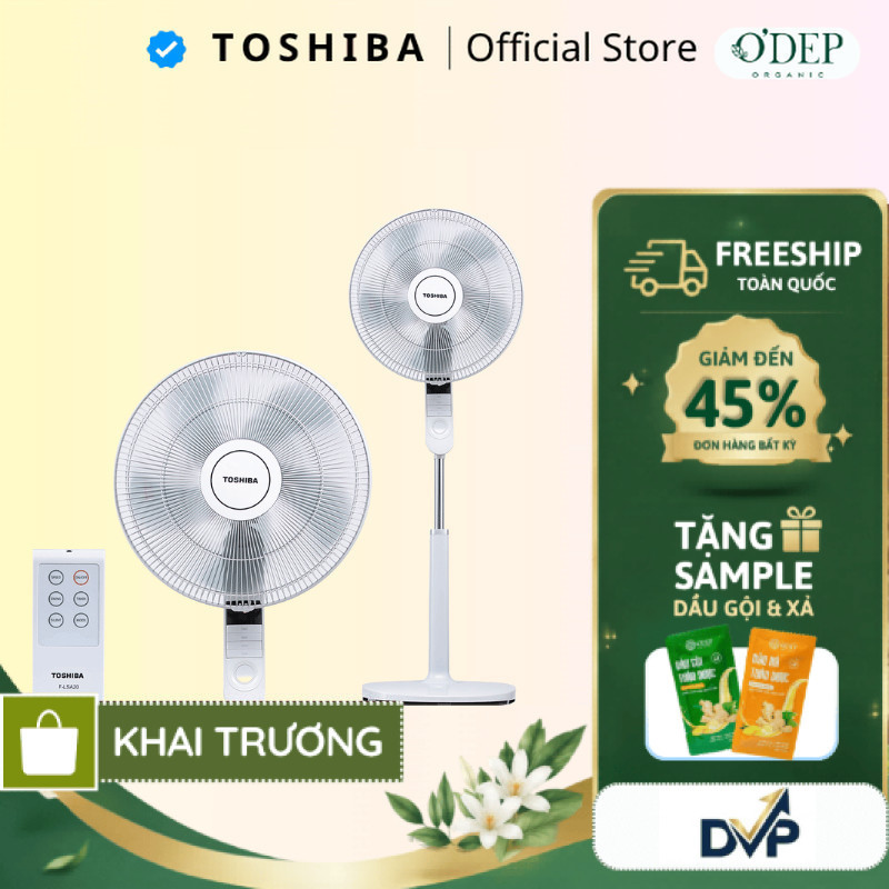 Quạt đứng Toshiba F-LSA20VN - Hàng chính hãng, bảo hành 12 - SHOP DVP