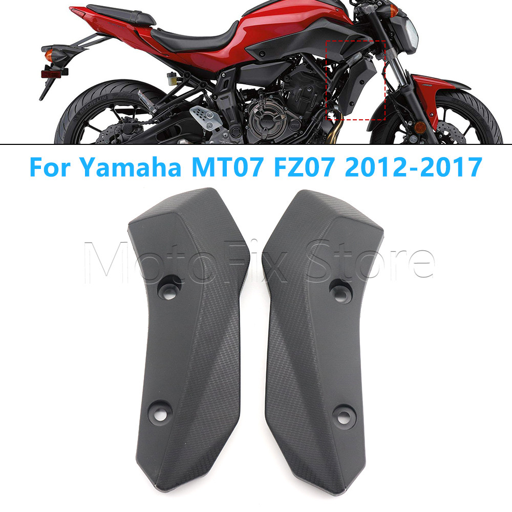 Xe Máy Bên Trái Bên Phải Fairing Tản Nhiệt Bao Nhựa ABS Cho Xe Yamaha MT07 FZ07 MT-07 FZ-07 2012 201