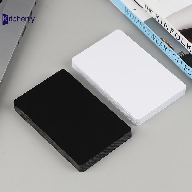 Kitchenly 5 / 10 Chiếc NFC215 Bla Thẻ Trắng Có Thể Ghi Lại NFC NT-AG215 Thẻ PVC Trống Dễ Dàng Tiện L