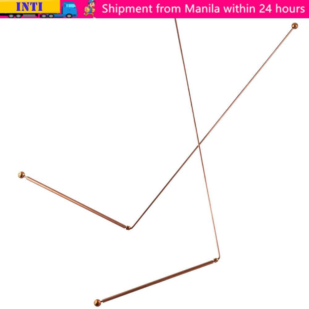 INTI 2 Thanh Dowsing, Đồng nguyên chất 99,9% Thiết bị ma đồng, Dụng cụ ma Thanh phát hiện kim loại M