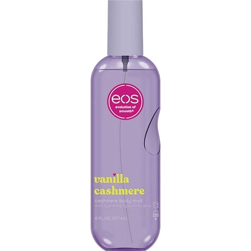 Cho 6 Hyaluronic fl Body Spray Caramel, Musk Body Eos Women, Mist Mist, Vanilla Formula Vegan, oz Cr