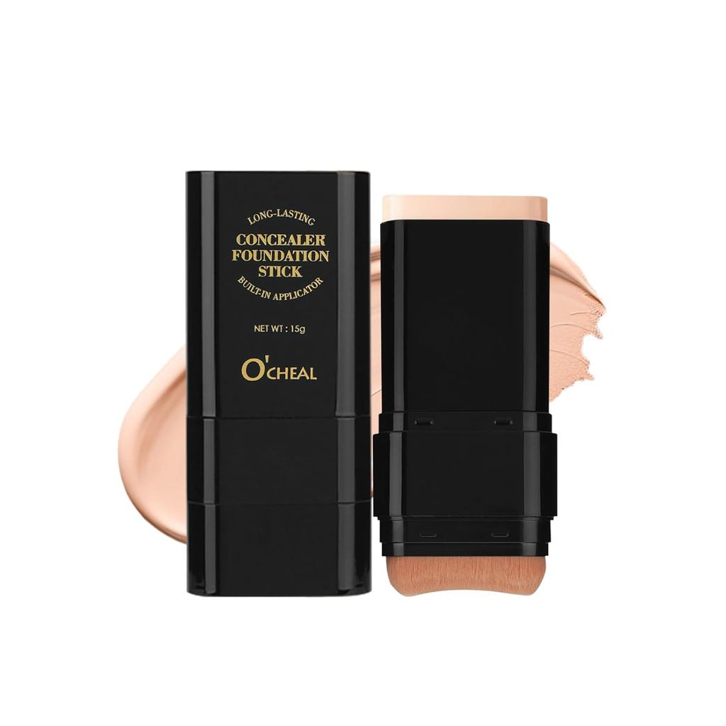 O 'CHEAL Face Foundation Contour Stick Long-wear Nhẹ Làm Sáng Dính Blemish Contouring Face Concealer