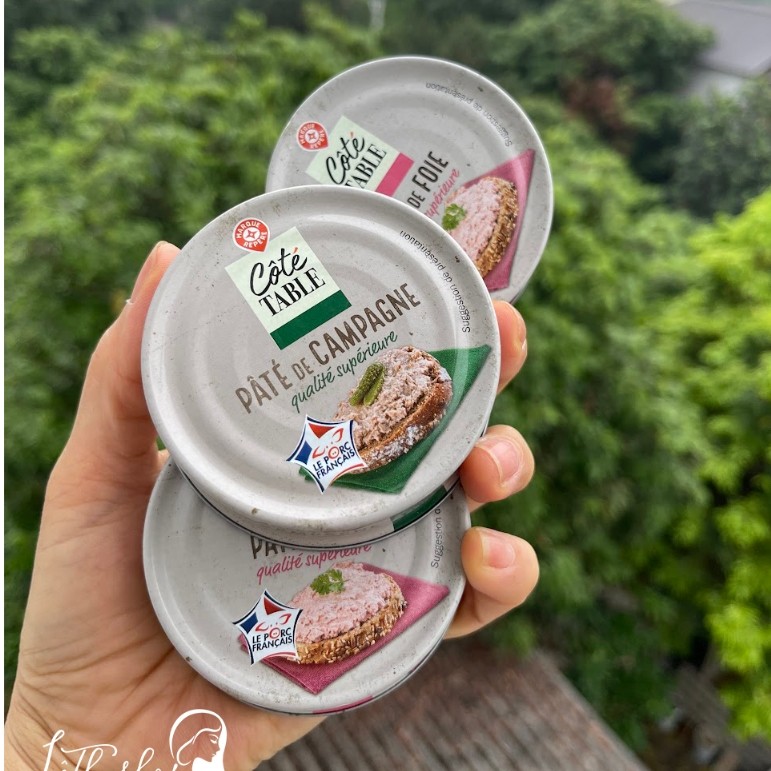 [Pate Pháp chuẩn vị]  Set 3 hộp Pate gan & Pate đồng quê