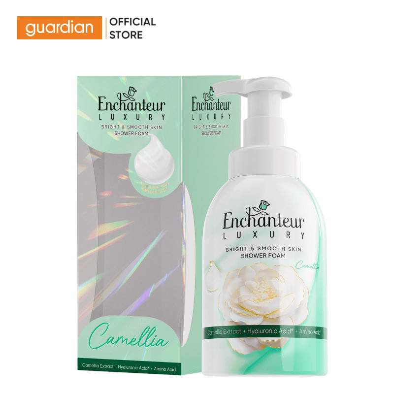 Sữa Tắm Enchanteur Luxury Dạng Bọt Dưỡng Da Sáng Mịn Camellia 400ml | Guardian Việt Nam