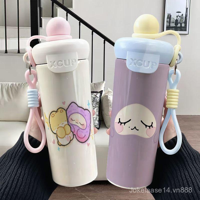 BAEKHYUN BAEKHYUN BAEKHYUN Nước sốt Gulu Telaiqi Phao thép không gỉ Ống hút giữ nhiệt cốc cà phê dun