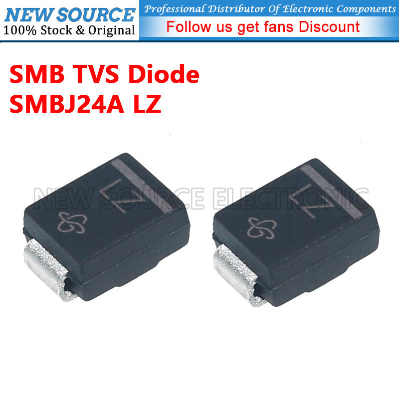 [20-100 Cái] SMBJ24A LZ SMB TVS Diode SMD Transient Vôn Suppessor Diode Nguồn Mới