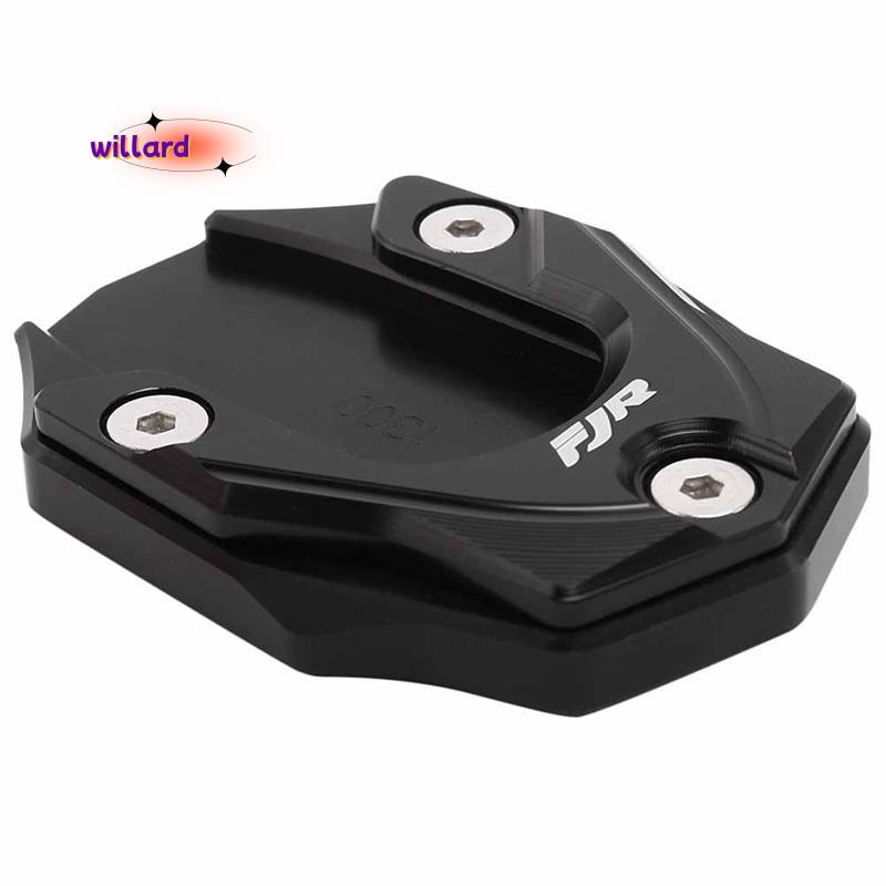 Xe Máy Chân Đế Miếng Lót Cho FJR1300 FJR 1300 2001-2019 Bên Đứng Tấm Nối Dài Miếng Lót Màu Đen Linh 