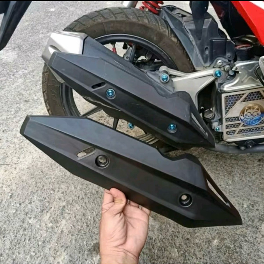 ốp pô vario vario 125 vario 150 vario sài chung 2018 - 2025 Tặng kèm Ốc, Có Lẻ Ốp Pô ( Không Ốc) Và 