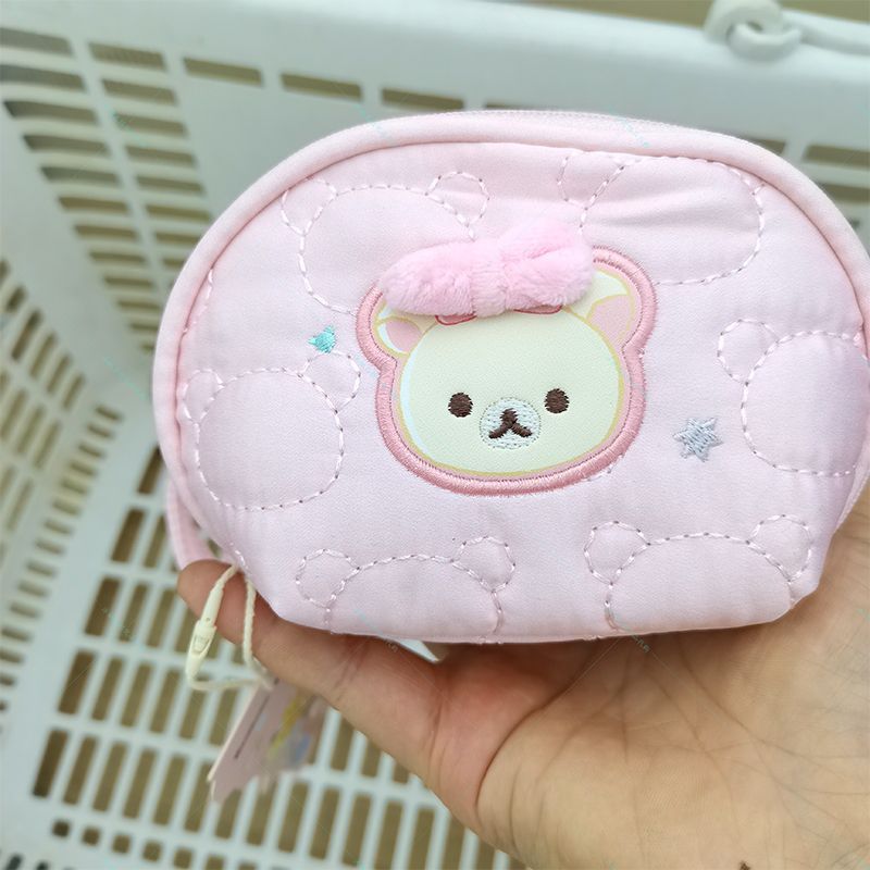 [MINISO] Túi đựng mỹ phẩm MINISO Easy Bear Series Shell (Kích thước nhỏ) Ví đựng tiền xu di động dễ 