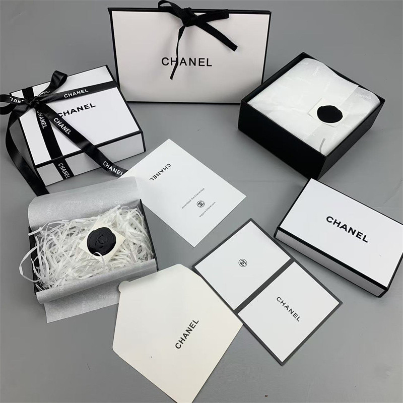 Hộp Quà Sang Trọng Chanel Bao Bì Túi Quà Tặng Hộp Son Môi Nước Hoa Tay Kem Túi Giấy Di Động Rỗng Hộp