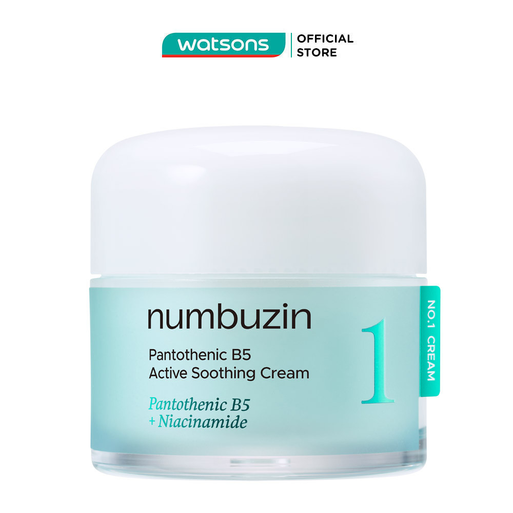 Kem Dưỡng Numbuzin No.1 Pantothenic B5 Active Soothing Cream 80ml