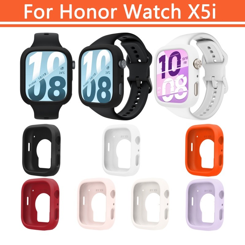 Ốp lưng Honor Watch X5i Vỏ đồng hồ thông minh silicon mềm cho phụ kiện đồng hồ HONOR X5I