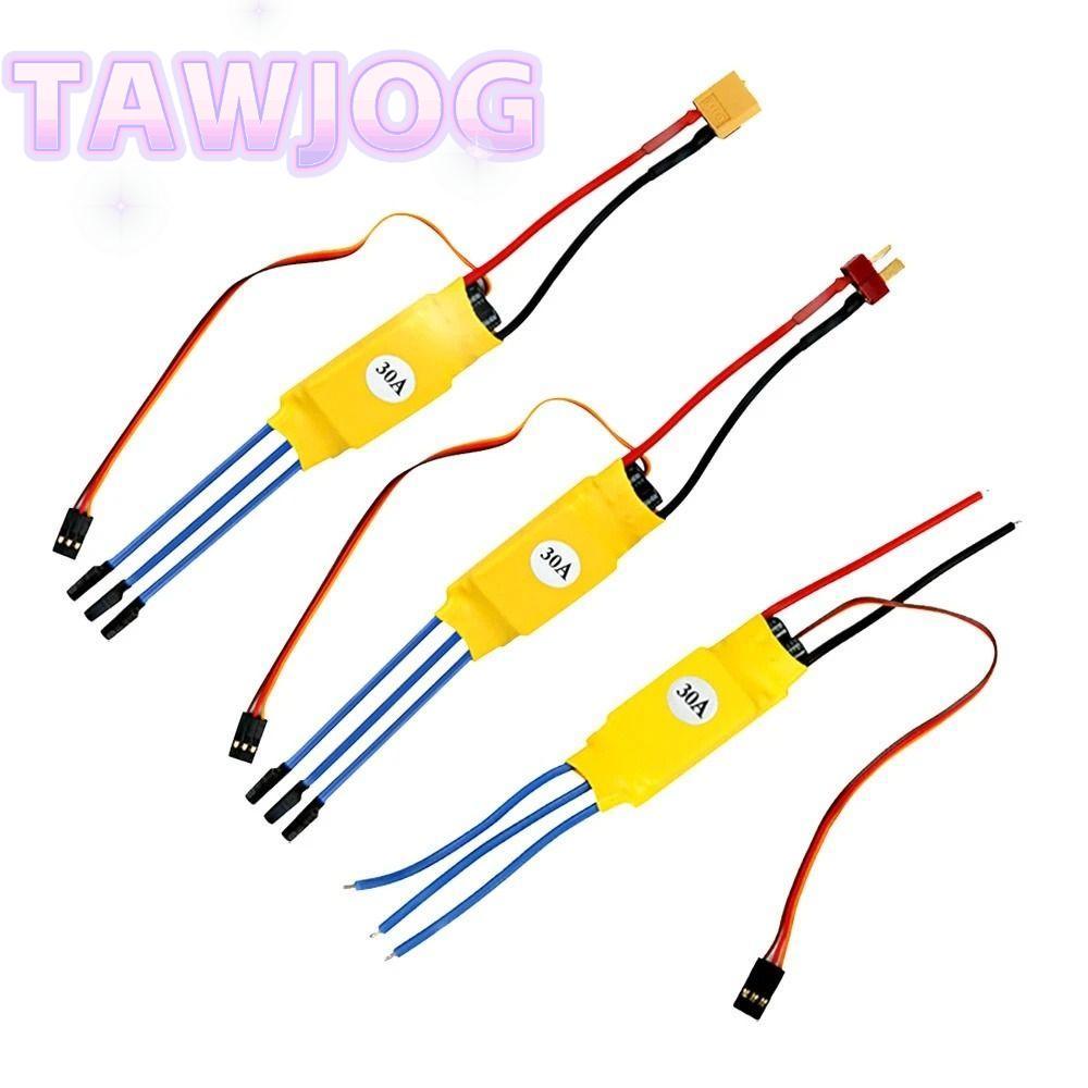 Động cơ không chổi than TAWJOG ESC, Đầu chuối T Plug XT60 Bộ điều khiển tốc độ thuyền trực thăng, Bộ