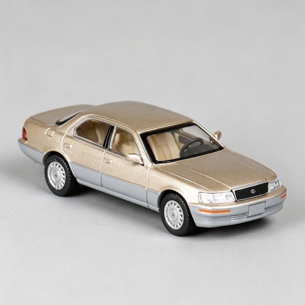 MYBRICKSTORE JKM 1: 64 Vàng LS400 UCF10 Cổ Điển Sedan Thể Thao Mô Hình Diecast Kim Loại Hiển Thị Xe 