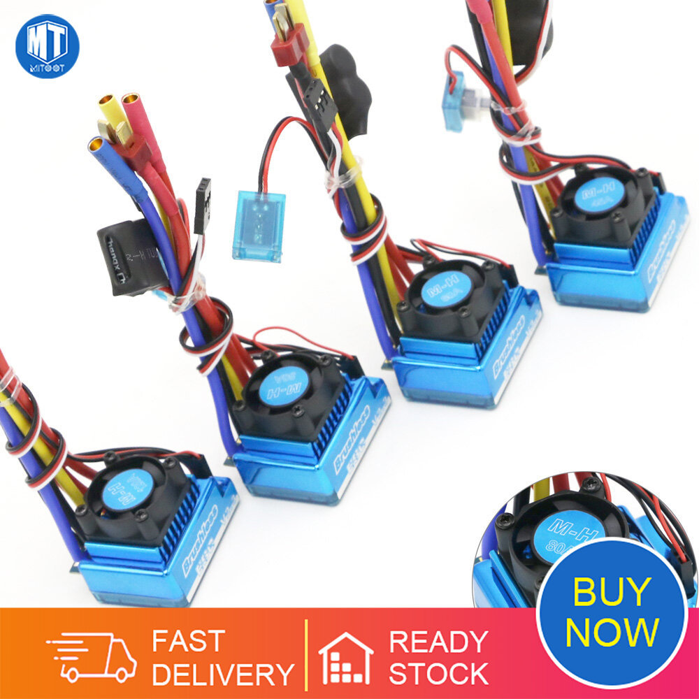 3650 3900KV Động Cơ Không Chổi Than & Chống Thấm Nước 45A 60A 80A 120A ESC Không Chổi Than Có Thẻ Lậ