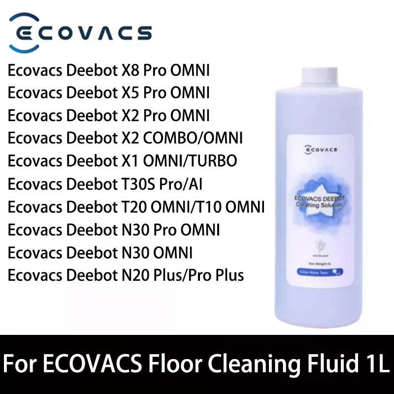 Dung dịch làm sạch ECOVACS Deebot N30 Pro OMNI / T30 Pro OMNI / X8 Pro Omni 1L