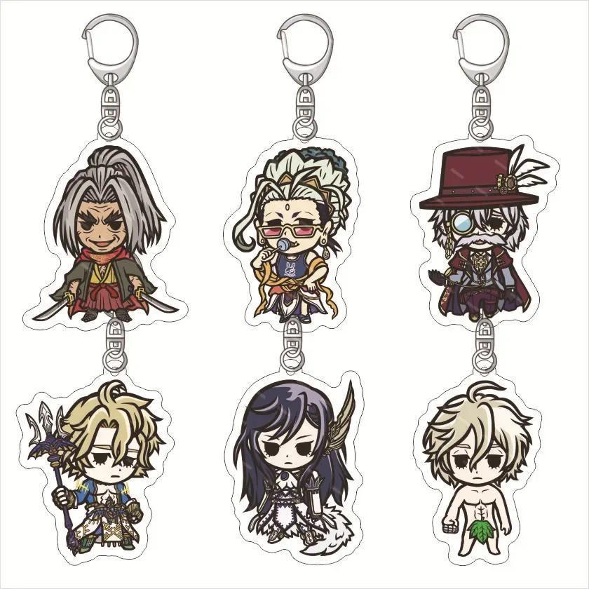 Anime Record of Ragnarok Móc khóa acrylic Jack The Ripper Sakyamuni Poseidon Adam Sasaki Kojiro móc 