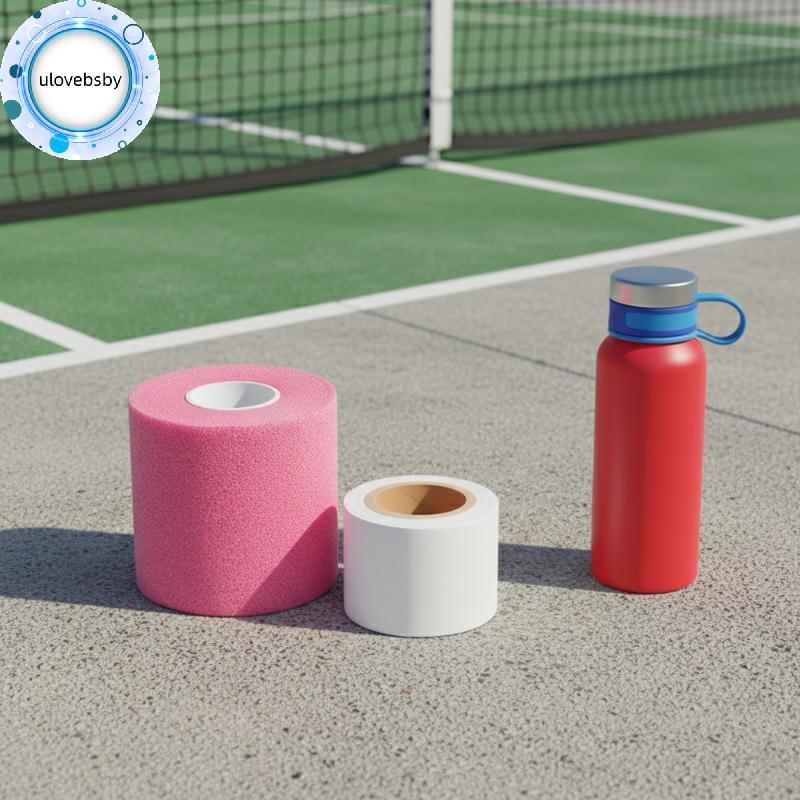 Ulovebsby Athletic Pre Wrap Sponge Tape 1 / 2 Cuộn Raet Grip Đệm Băng Hỗ Trợ Thể Thao Bảo Vệ Chấn Th