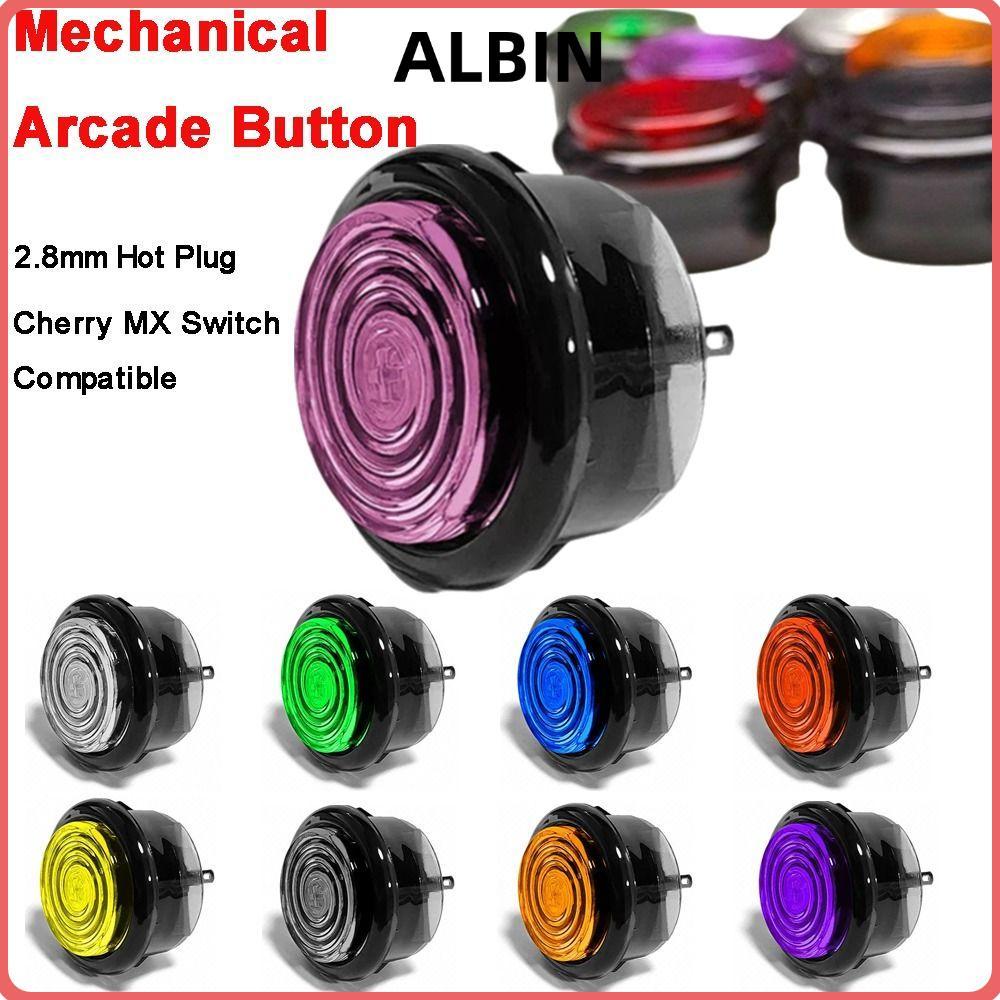 Nút chơi game HITBOX cơ học ALBIN, Nút chơi game ST-M4 tương thích trục MX 2,8mm, Nút điều khiển khu