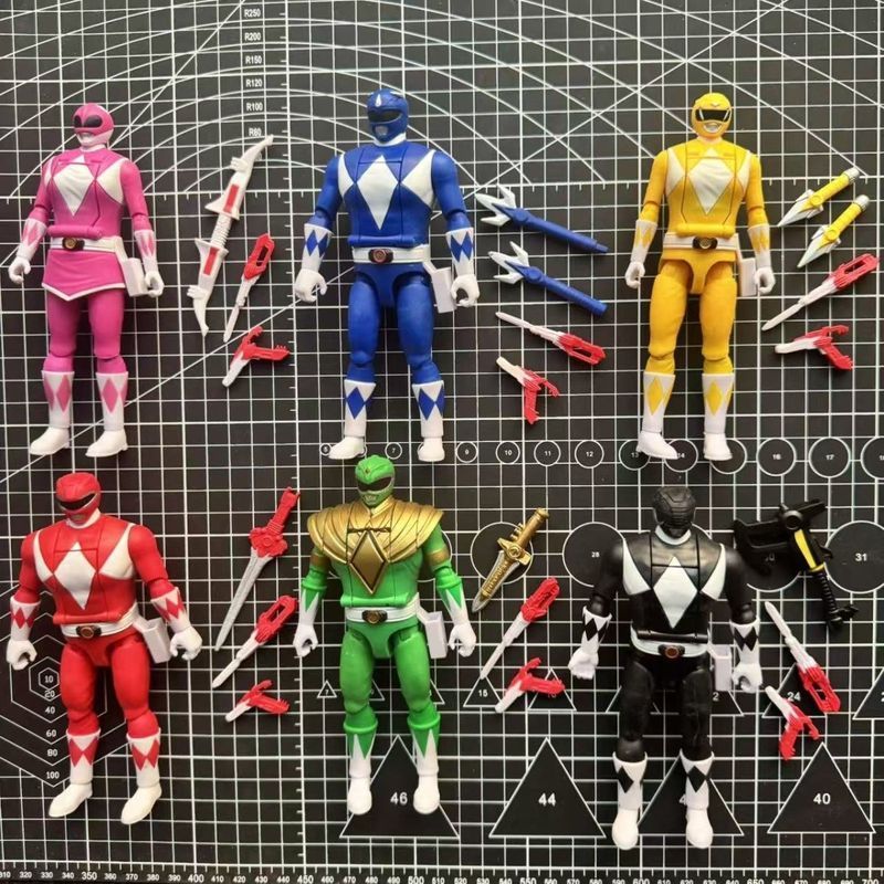 【Fast shipping】siêu nhân gao đồ chơi gaoranger robot dekaranger bộ ráp super sentai Power Ranger boy