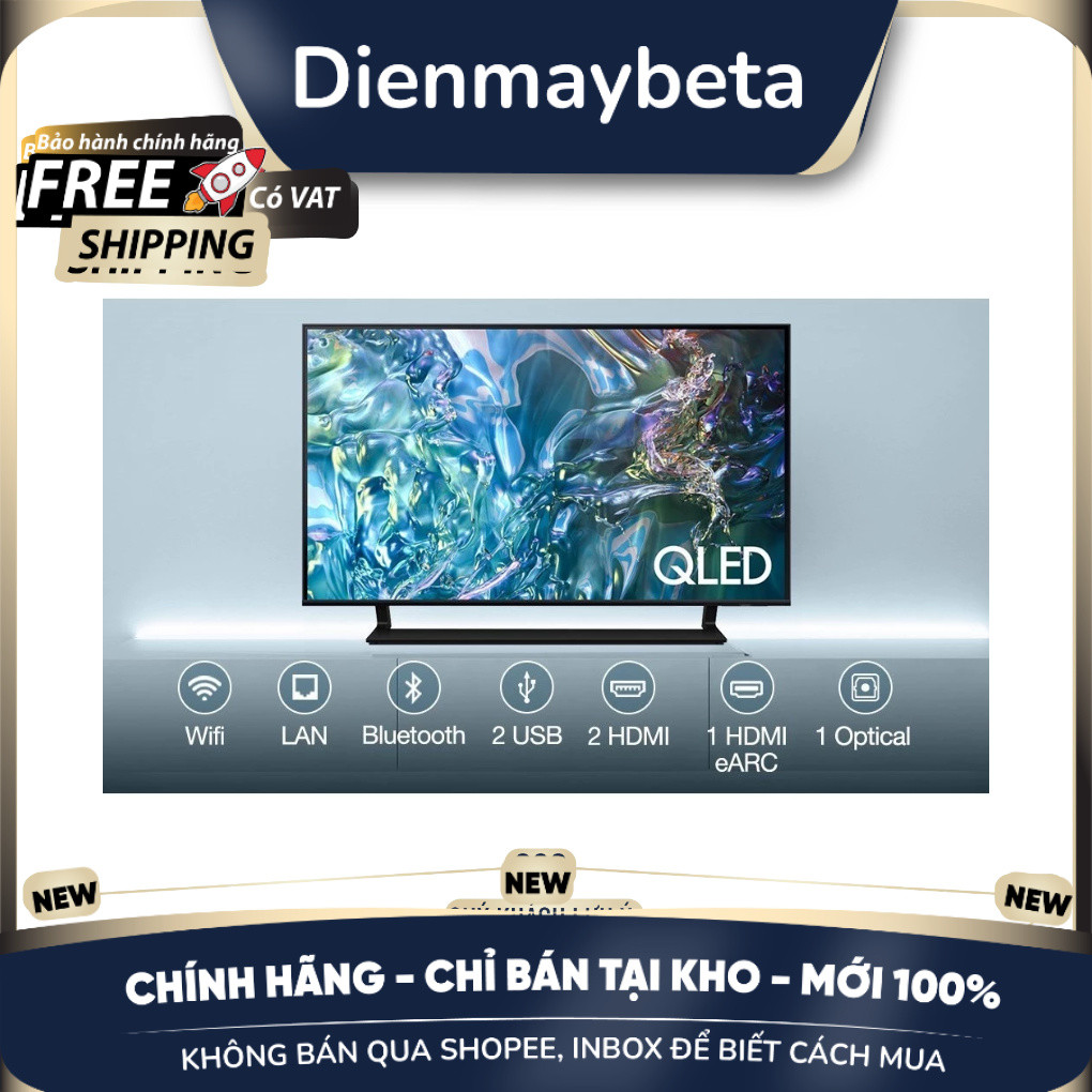[KHÔNG BÁN QUA SHOPEE] QA50Q60DAKXXV / QA50Q60CA - Smart Tivi Samsung QLED Q60D 4K 50 Inch | QA50Q60