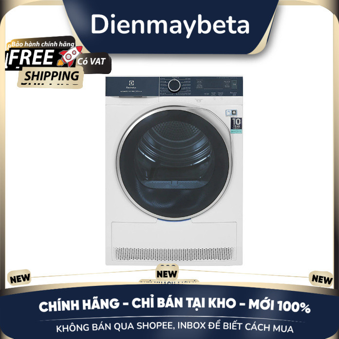 [KHÔNG BÁN QUA SHOPE] EDH903R9WB / EDH902R9SC / EDH903R7SC / EDH903R7WC - Máy sấy Electrolux 9 kg