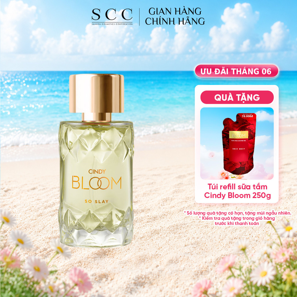 Nước Hoa Nữ CINDY BLOOM So Slay Hương Cuốn Hút 50ml