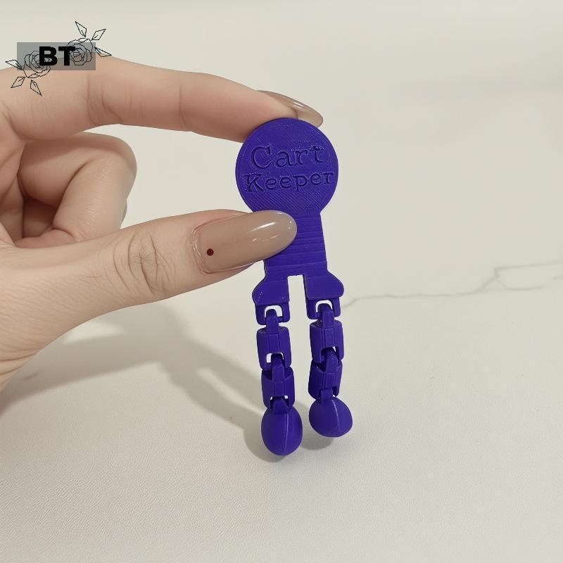 Móc khóa xe đẩy BT: Công cụ tháo rời & Token, Nhựa bền, Quà tặng dễ thương [NUW]