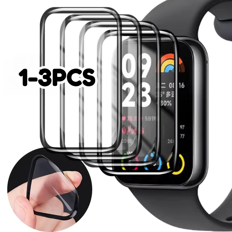 1-3 Chiếc Cong Bảo Vệ Màn Hình Cho Xiaomi Smart Band 10 Pro HD Trong Suốt Mềm Hydrogel Cho Xiaomi Sm