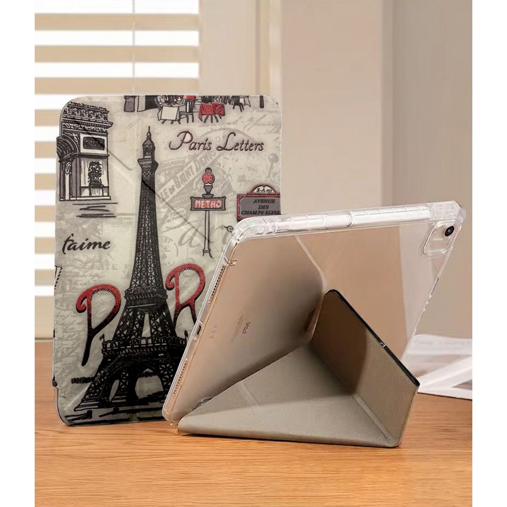 Paris ốp lưng ipad chữ Y cho ipad air m3 M4 A16 Pro 11 13 M5 gen5 6 7 8 9 10.2 Chống sốc ipad a16