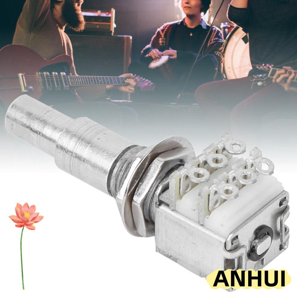 ANHUI 2 Chiếc Bass Guitar Potentiometer, Nhiều Màu Kích Thước Mini Đồng Tâm Chiết Áp, Kim Loại Cao C
