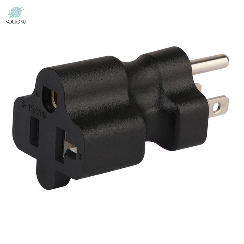 Nema 5-15P sang 5-15R / 5-20R 20A Lược AC Adapter 15A sang 20A Cắm Chuyển Đổi