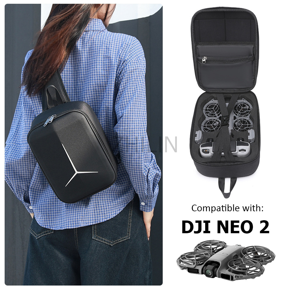 Túi đeo vai DJI Neo 2, Hộp đựng vỏ cứng cho Combo Neo 2 Fly More & Bộ điều khiển RC-N3, Bảo quản du 