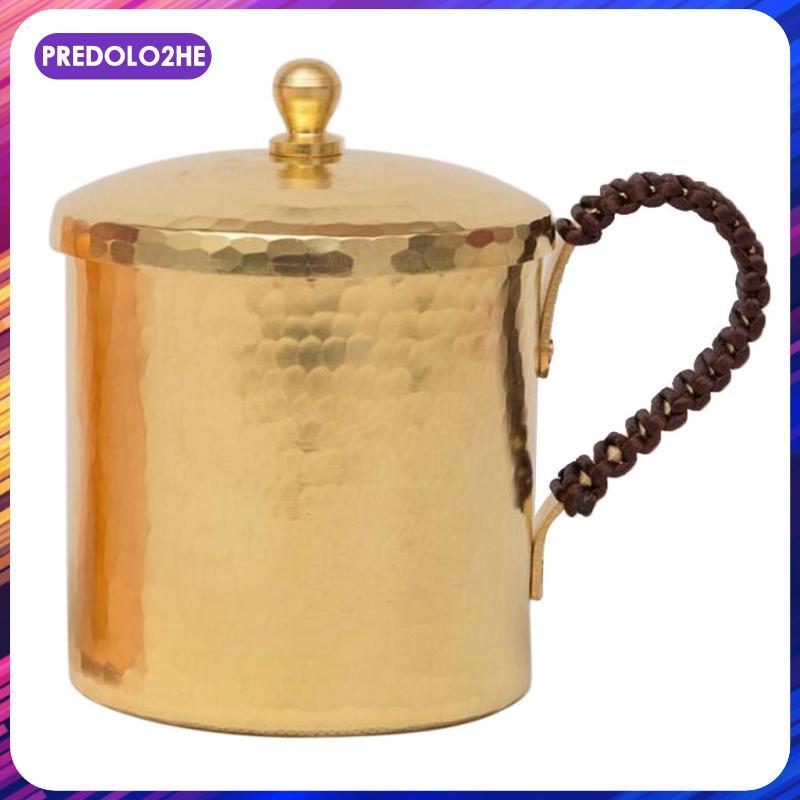 Moscow Mule Cup Cốc Trà Cà Phê Bia Uống Có Nắp Đồng 350ml