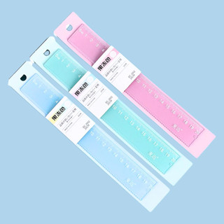 Thước kẻ dài 15cm đồ dùng học tập môn toán, địa lý cho học sinh