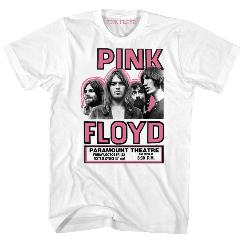 Áo thun Pink Floyd Pink Floyd Band Rock Heavy Cotton Retro Áo thun ngắn tay