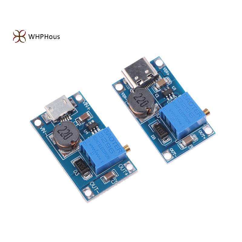 < WHPHous-t > 1 Bộ chuyển đổi tăng cường chuyển đổi Dc sang Dc Mô-đun nguồn MT3608 Mô-đun cung cấp g