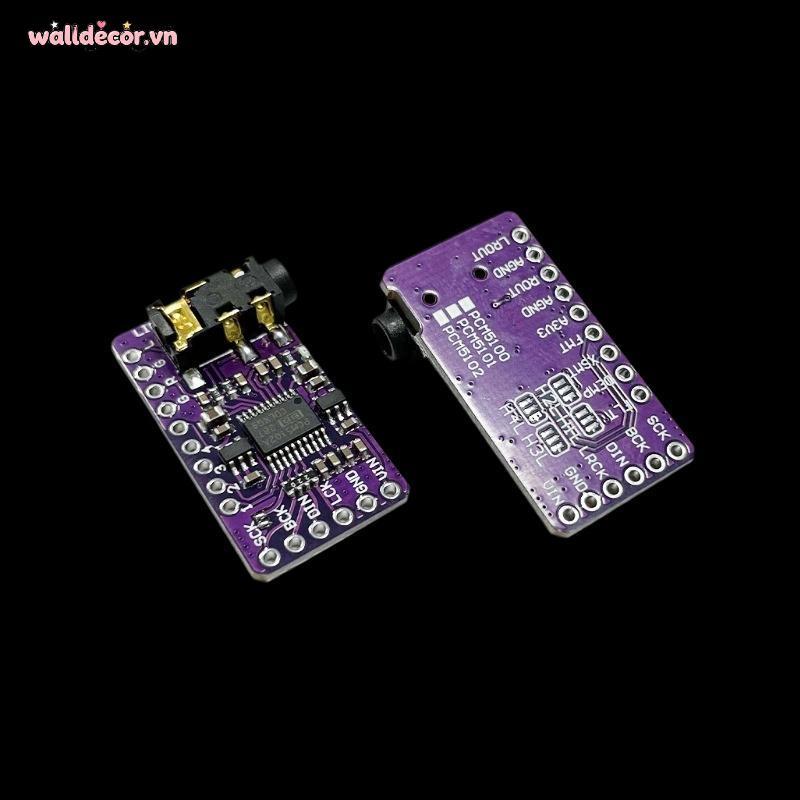 Wa PCM5102A Giao diện Bộ giải mã DAC I2S GY-PCM5102 Mô-đun máy nghe nhạc I2S cho Raspberry Pi PHÁT B