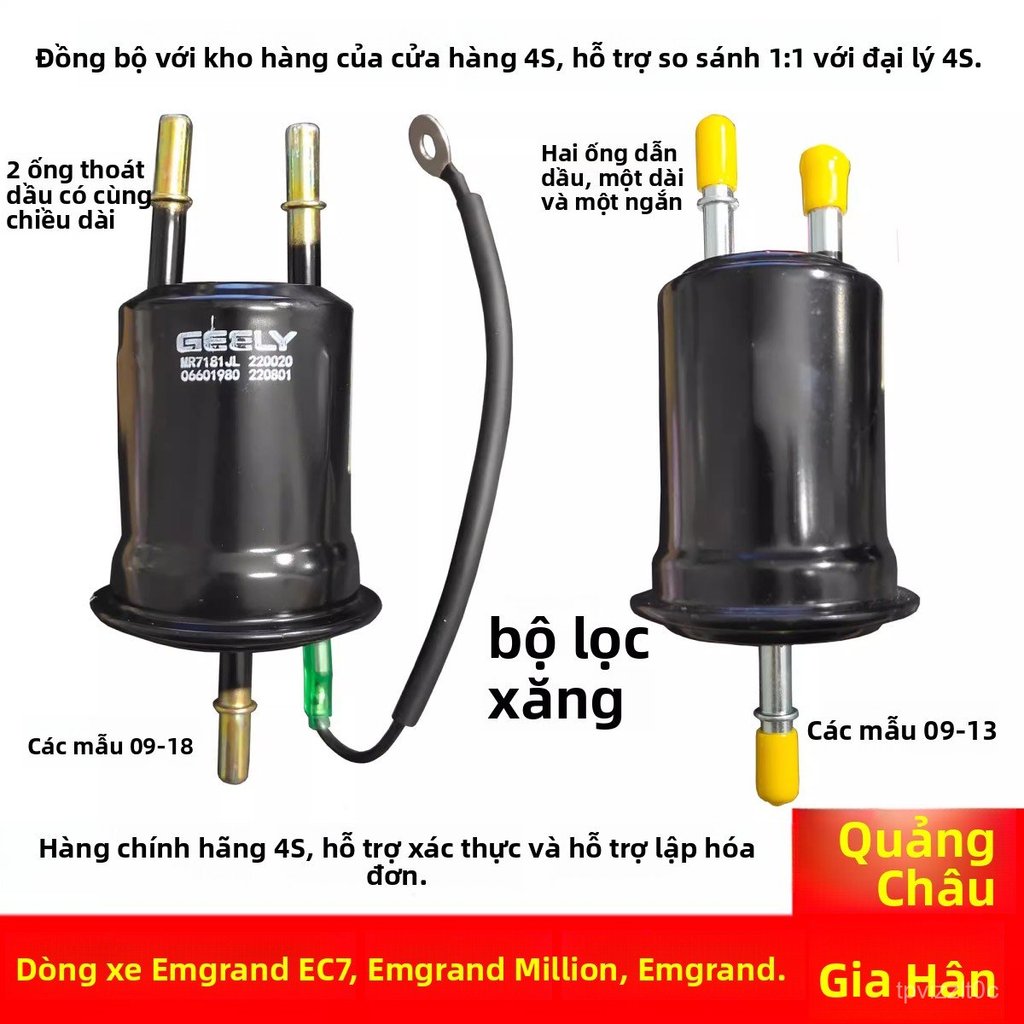 Lọc xăng Geely Emgrand EC715 EC718 EC7 RV lọc nhiên liệu độ bền cao