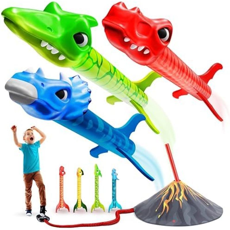 Ninja Blast Đồ chơi khủng long Rocket Launcher cho trẻ em Đồ chơi cho trẻ em 3-5 5-7 4-6 - Đồ chơi n