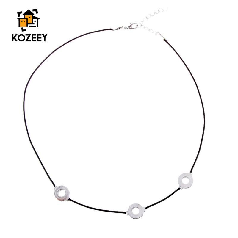 KOZEEY Naruto Shippuden Akatsuki Itachi Vòng Cổ Ninja Cosplay Trang Phục Phụ Kiện