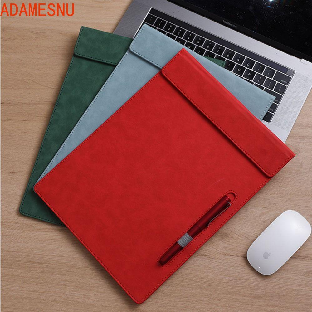 Bảng viết ADAMESNU, Thư mục tập tin bằng da PU, Kẹp Menu thư mục chống nước có bút Chèn thư mục giấy