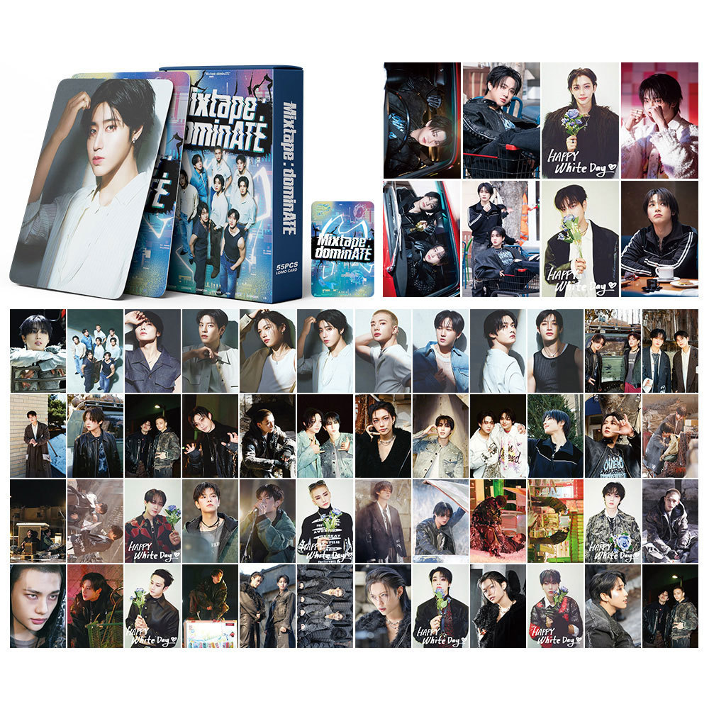 55 SKids SKids MIXTAPE DominATE LOMO Cards KPOP Fan Photo Cards Ngôi Sao Hàn Quốc Hàng Hóa