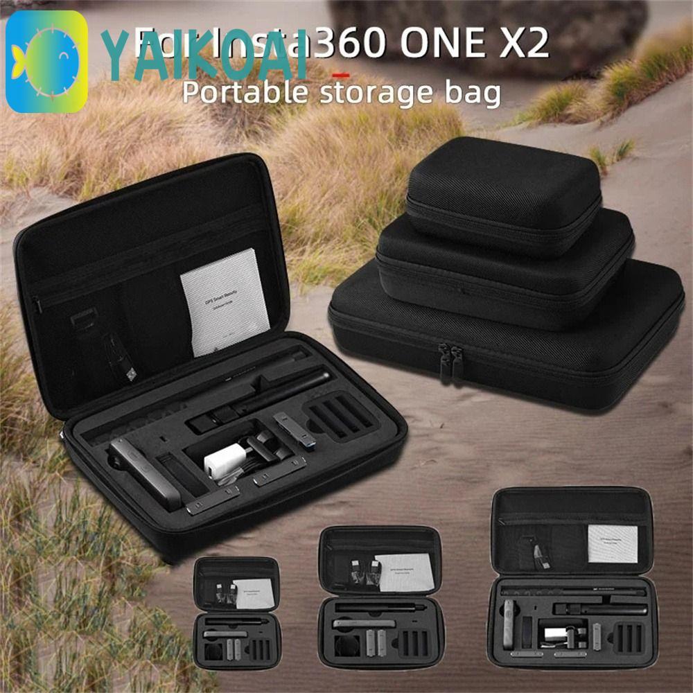 GLENES Cho Hộp Đựng Insta360, Chống Sốc Lớn Vừa Nhỏ Cho Túi Đựng Insta360, Di Động Chống Thấm Nước C