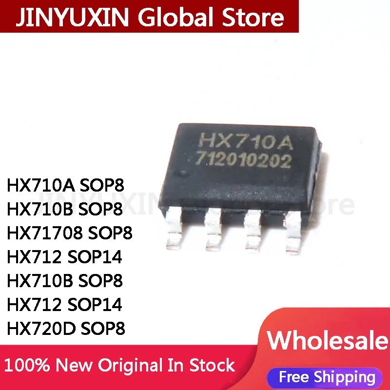 5 Chiếc HX710A HX710B HX71708 SOP8 HX712 SOP14 HX710B SOP8 HX712 SOP14 HX720D SOP8 IC Chip Bán Buôn