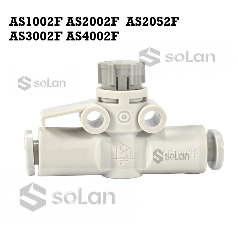 AS1002F AS2002F AS2052F AS3002F AS4002F-04A-06A-08A-10A-12A Van bướm ga điều chỉnh tốc độ SMC