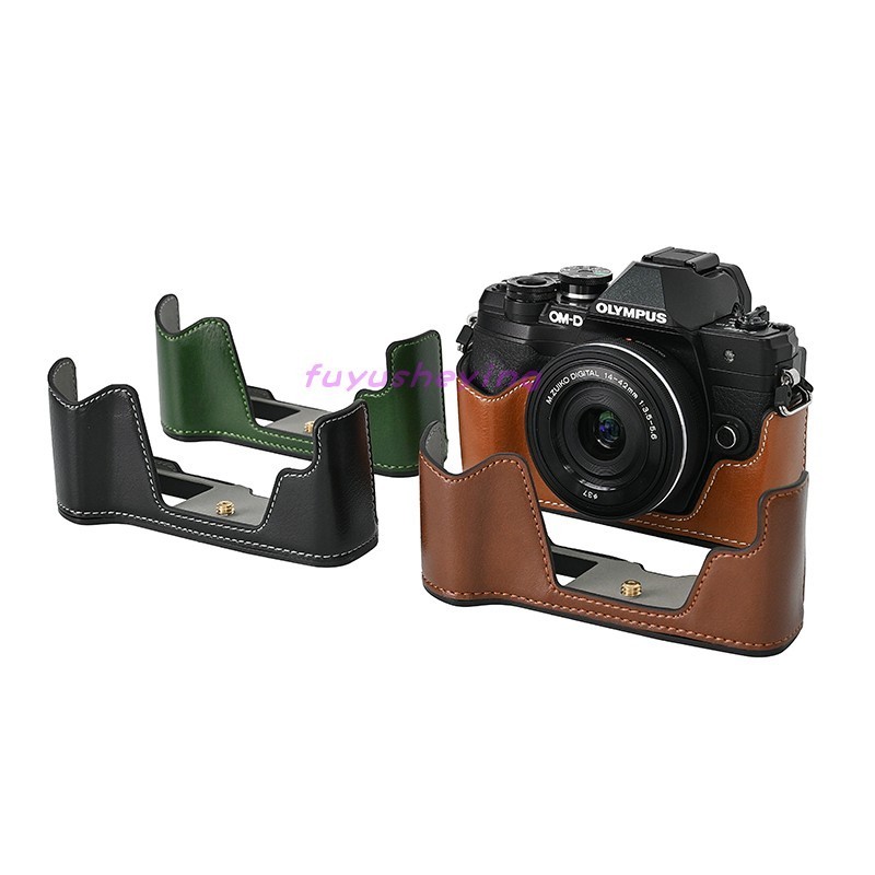 Thích hợp cho Olympus E-M10 MarkIII Thế hệ thứ ba EM10IV Túi đựng máy ảnh cơ sở thế hệ thứ tư Vỏ da 