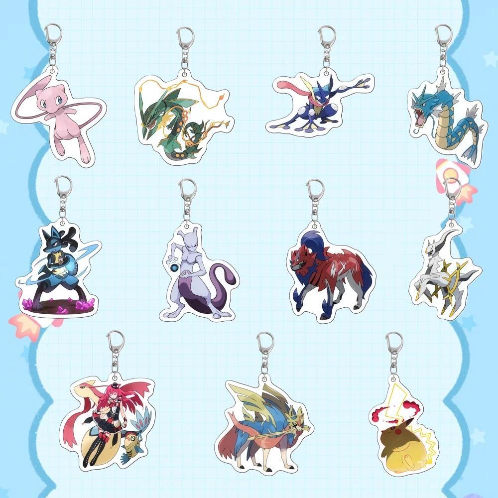 Pokemon Self Made Móc khóa mica Gengar Ash Ketchum Misty Gloria Greninja Anime Game Collection  Deco
