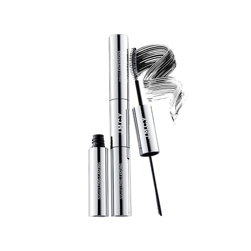 JMCY Mascara Dưỡng Mi Chống Thấm Nước Giữ Cong 2in1 Kèm Sợi Tơ Đầu Cọ Dài Màu Đen Tự Nhiên